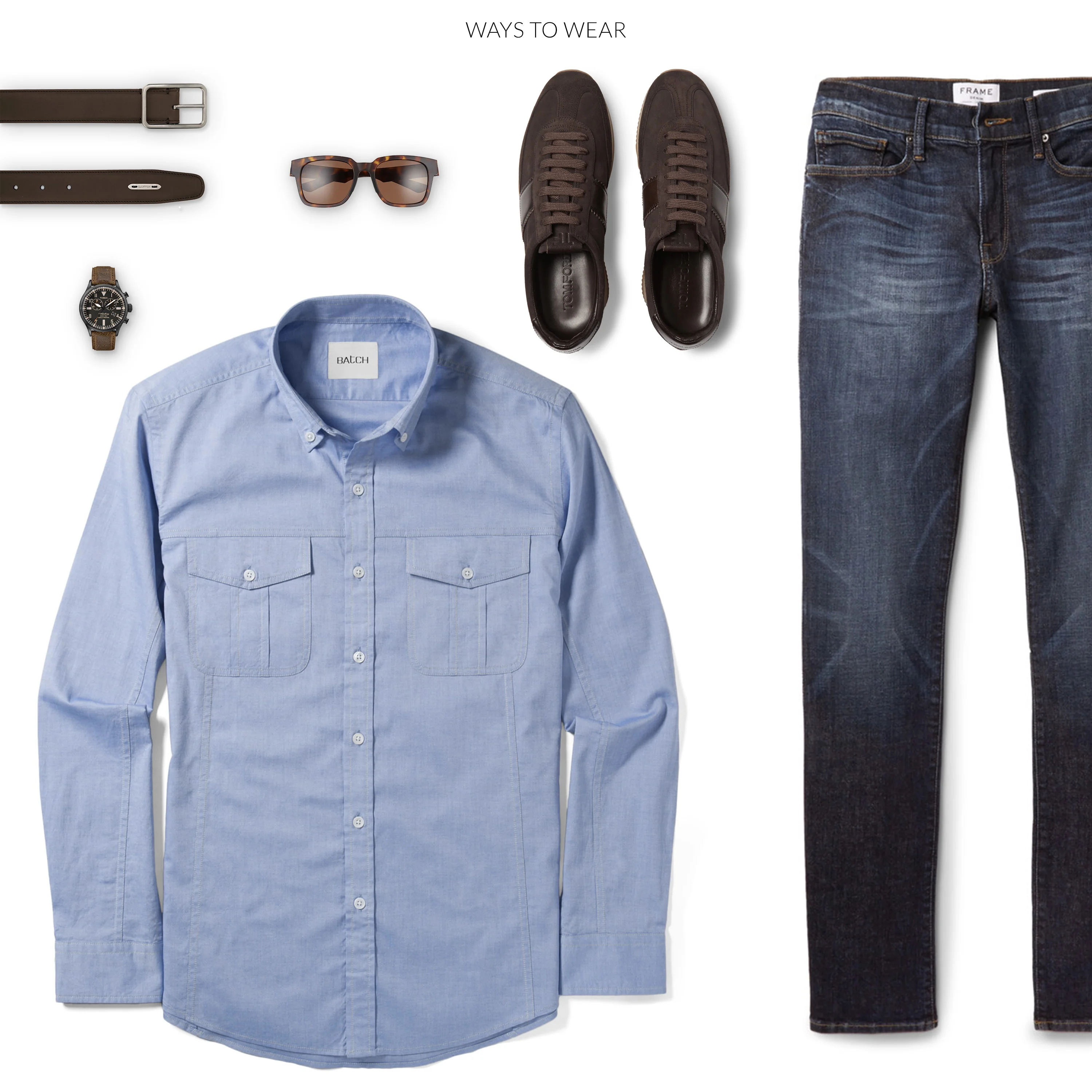 Editor Shirt – Classic Blue Oxford - Image 7
