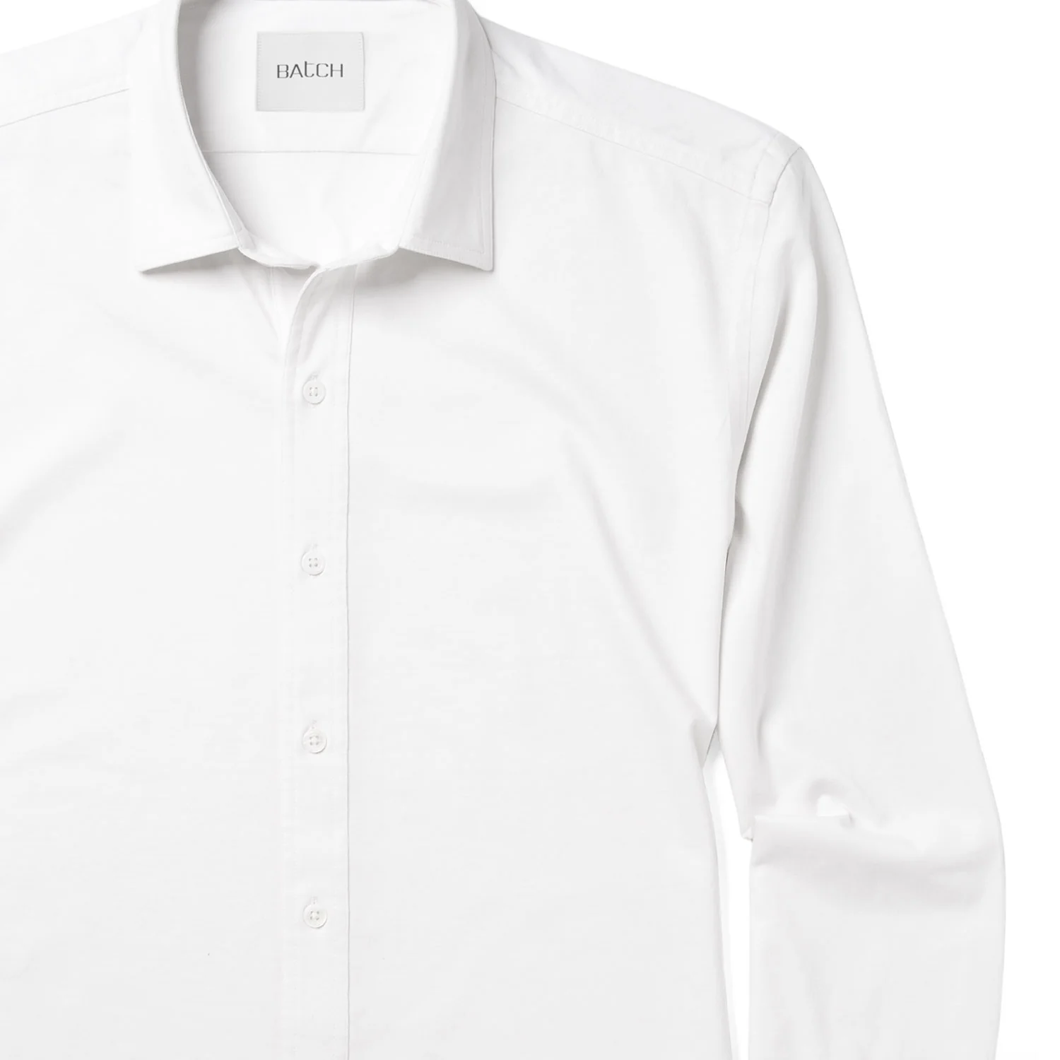 T-Shirt Shirt - Pure White Cotton Jersey - Image 3