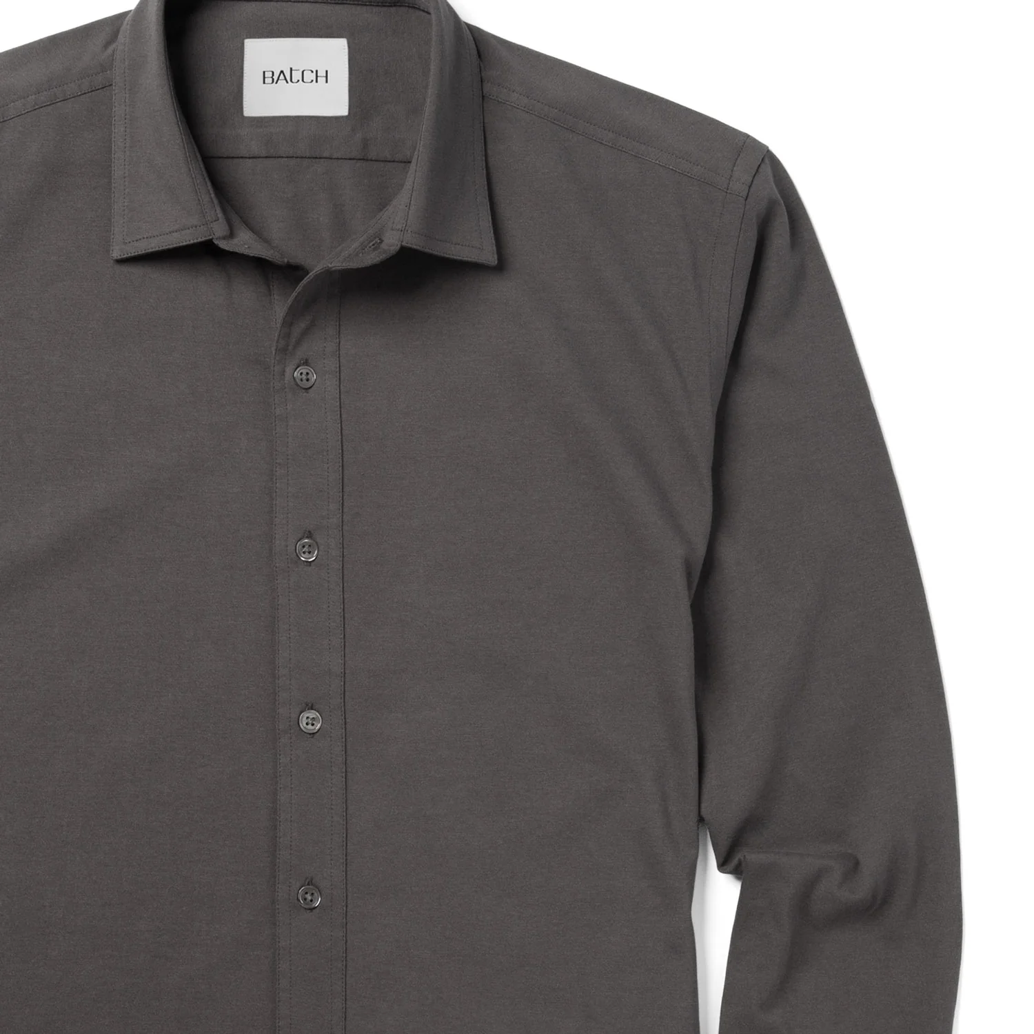 T-Shirt Shirt - Slate Gray Cotton Jersey - Image 3