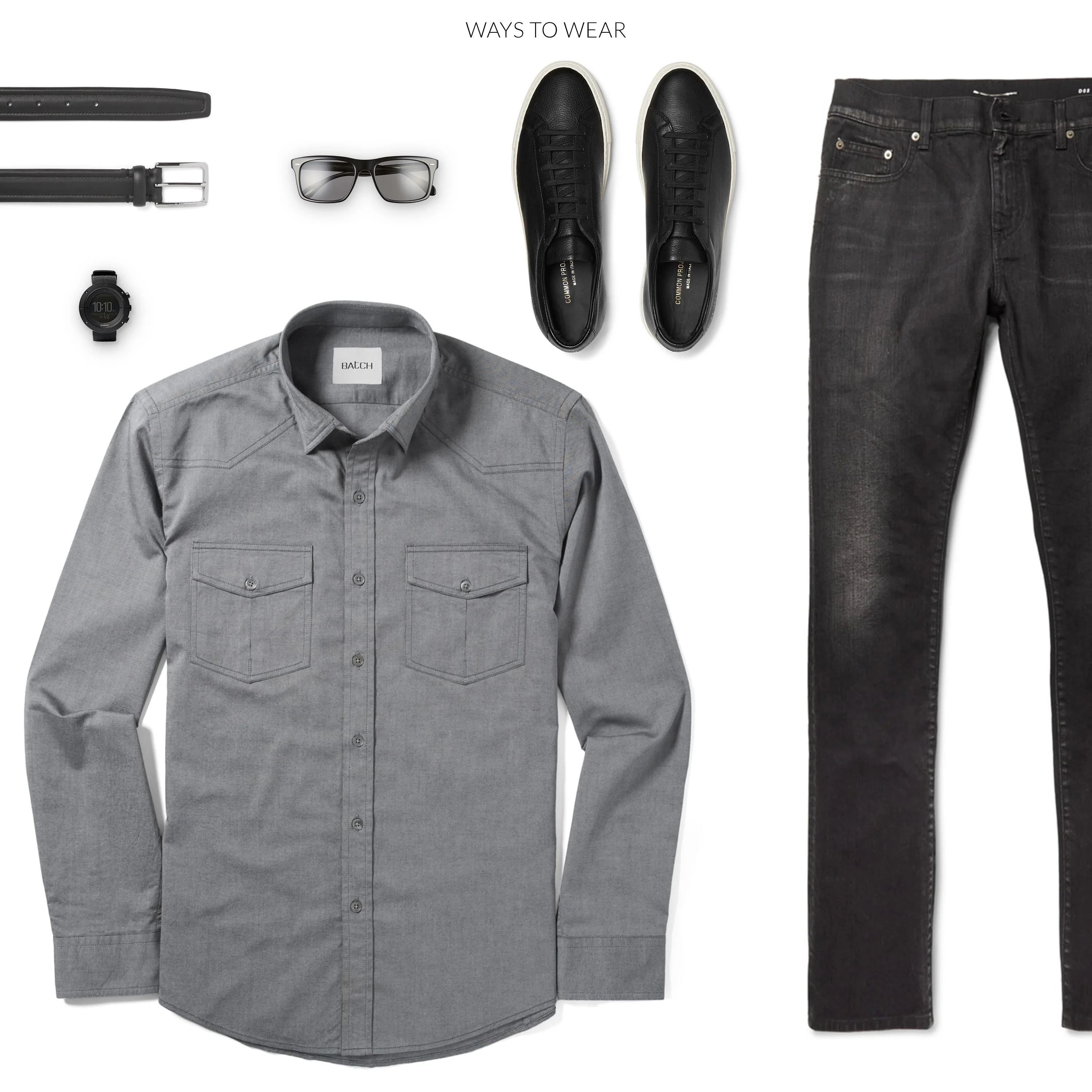 Maker Shirt – Flint Gray Cotton Oxford - Image 9